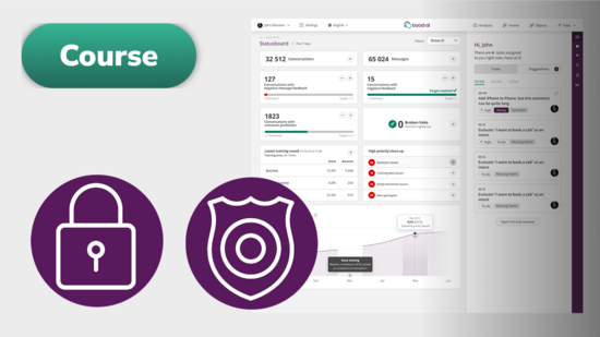 Security & privacy features in the boost platform : Academy | boost.ai